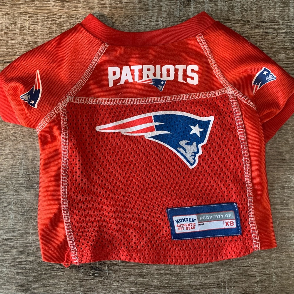 Dog Size X-Small Patriots Jersey